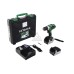 Дрель аккумуляторная HITACHI DS18DSAL-TL(RL) LiION 3.0 Ач